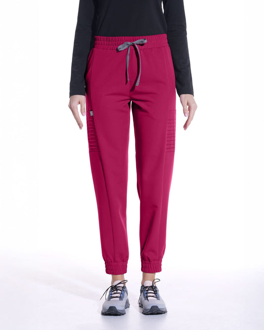 Pantaloni medicali dama UTILITY magenta - 1zero1.ro