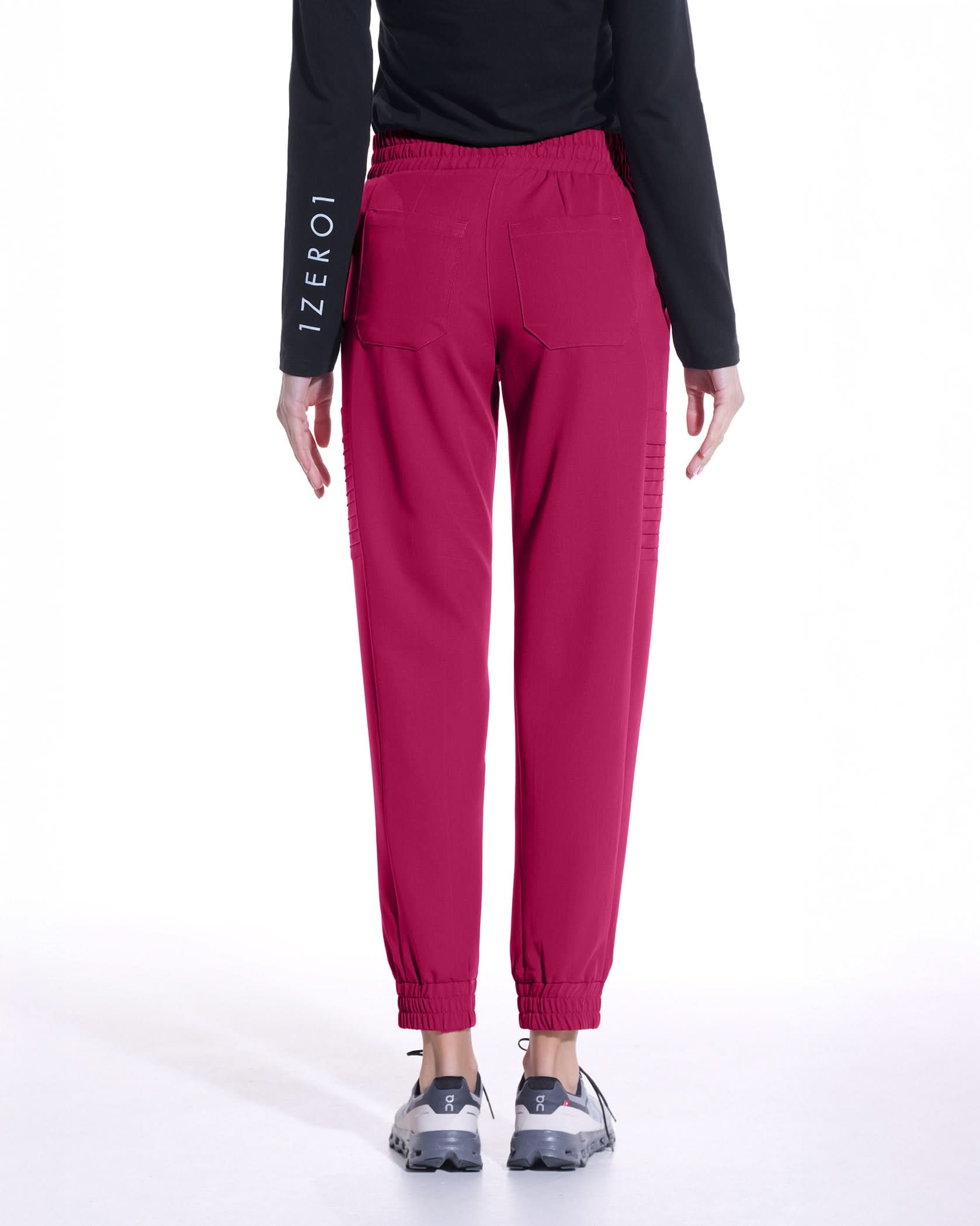 Pantaloni medicali dama UTILITY magenta - 1zero1.ro