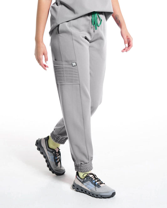 Pantaloni medicali dama UTILITY gri - 1zero1.ro