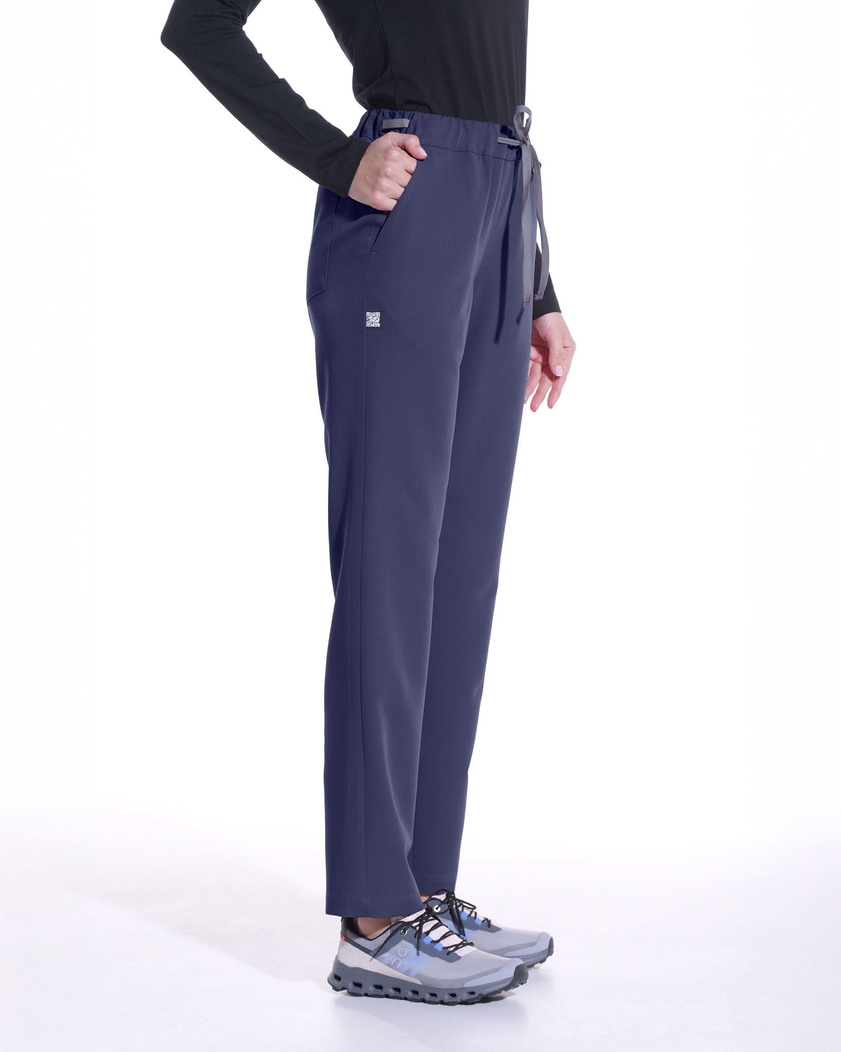 Pantaloni medicali drepti LINEA navy - 1zero1.ro