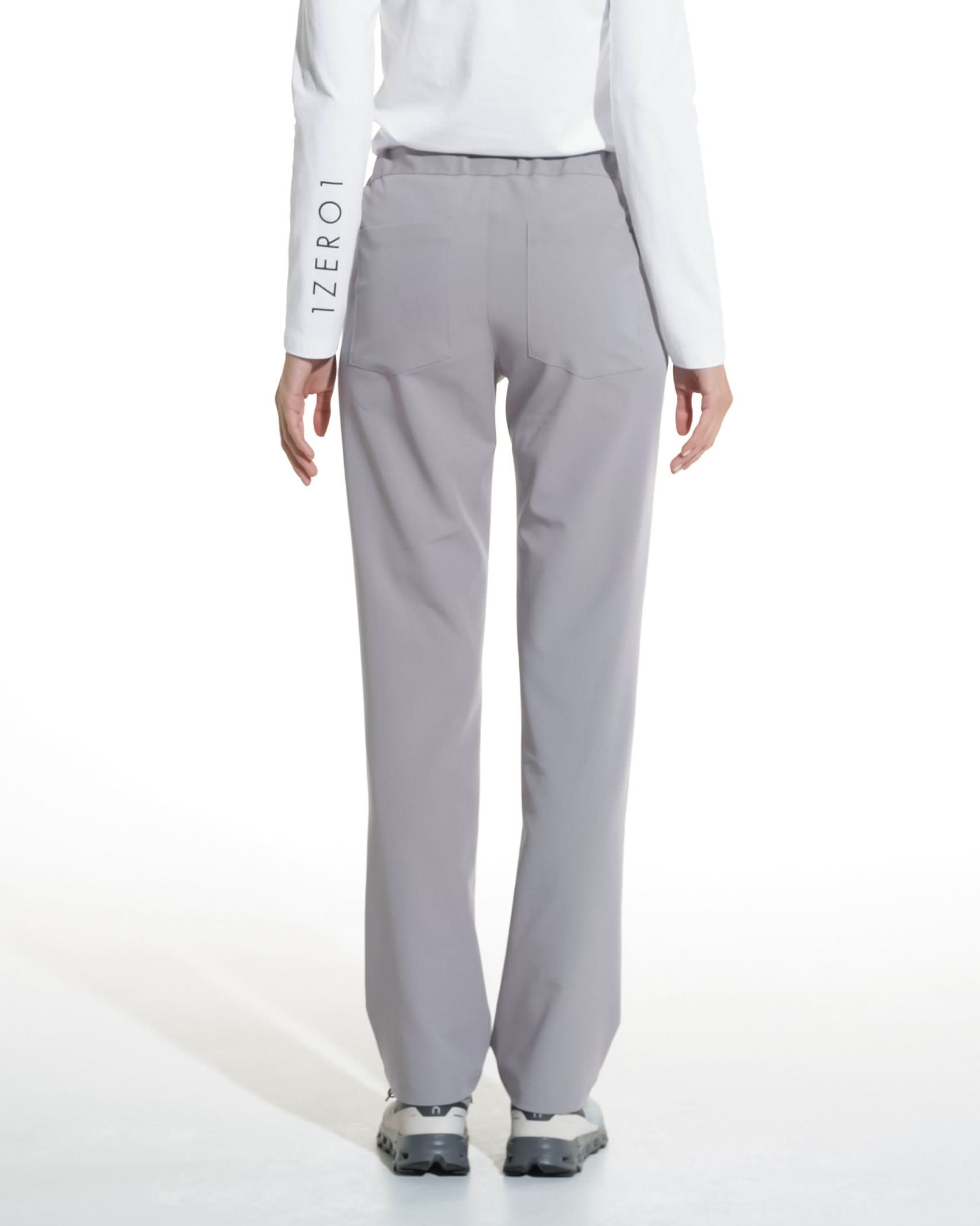 Pantaloni medicali drepti LINEA gri - 1zero1.ro