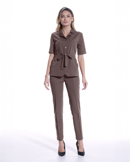Pantaloni NOVUM mocha