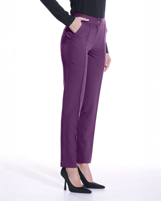 Pantaloni NOVUM plum