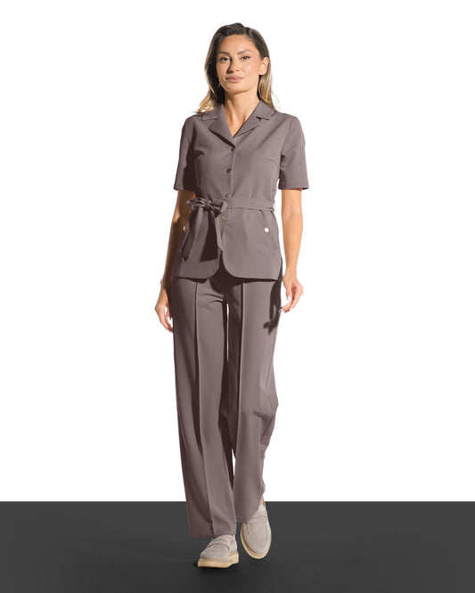 Pantaloni PALAZZO mocha