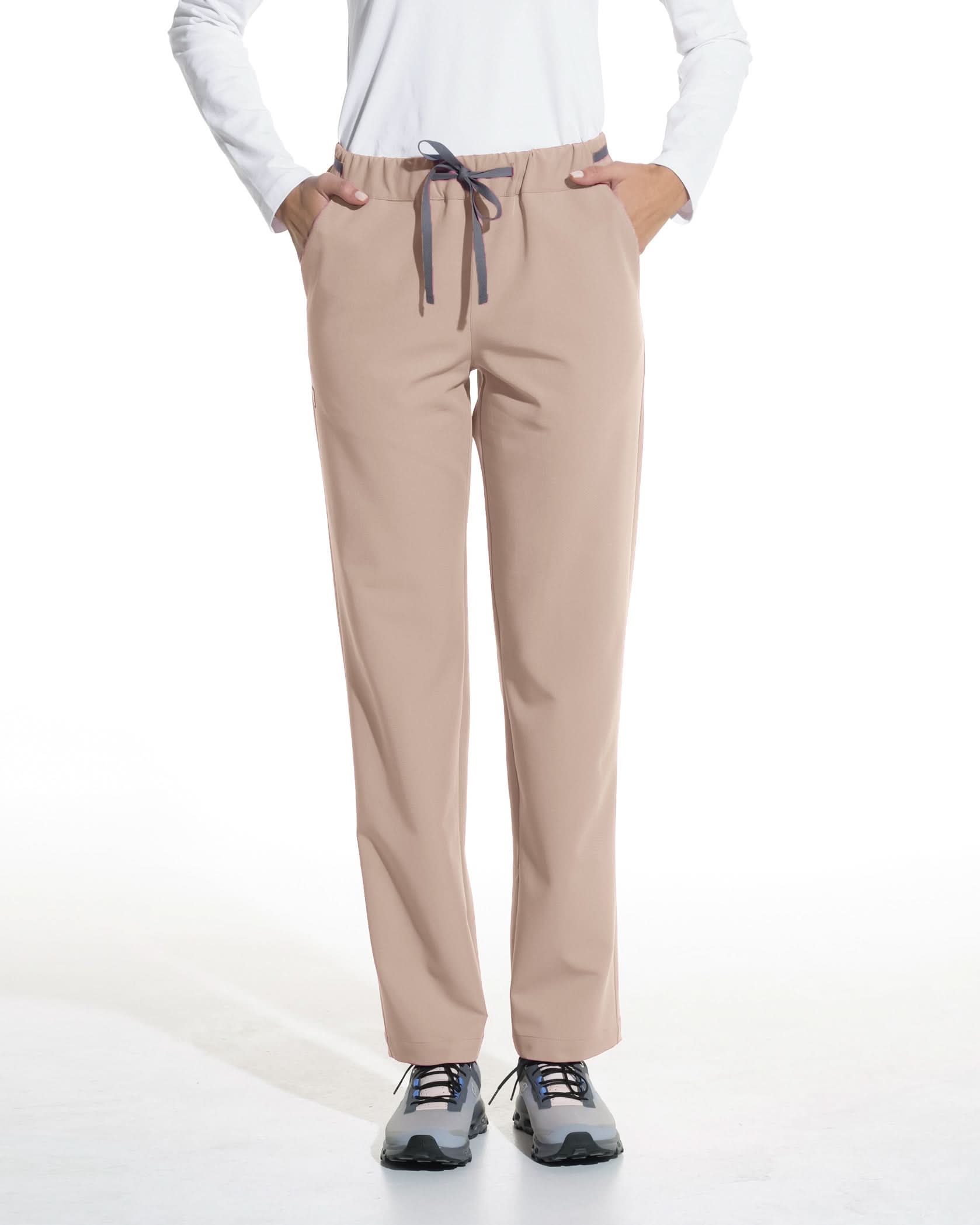Pantaloni medicali drepti LINEA latte - 1zero1.ro