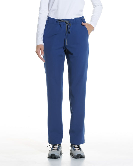 Pantaloni medicali drepti LINEA royal blue - 1zero1.ro