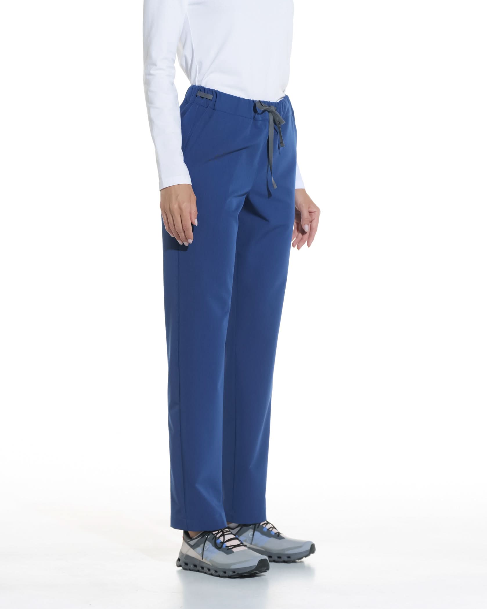 Pantaloni medicali drepti LINEA royal blue - 1zero1.ro