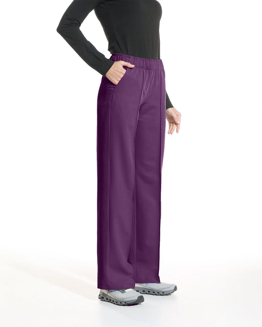 Pantaloni PALAZZO plum