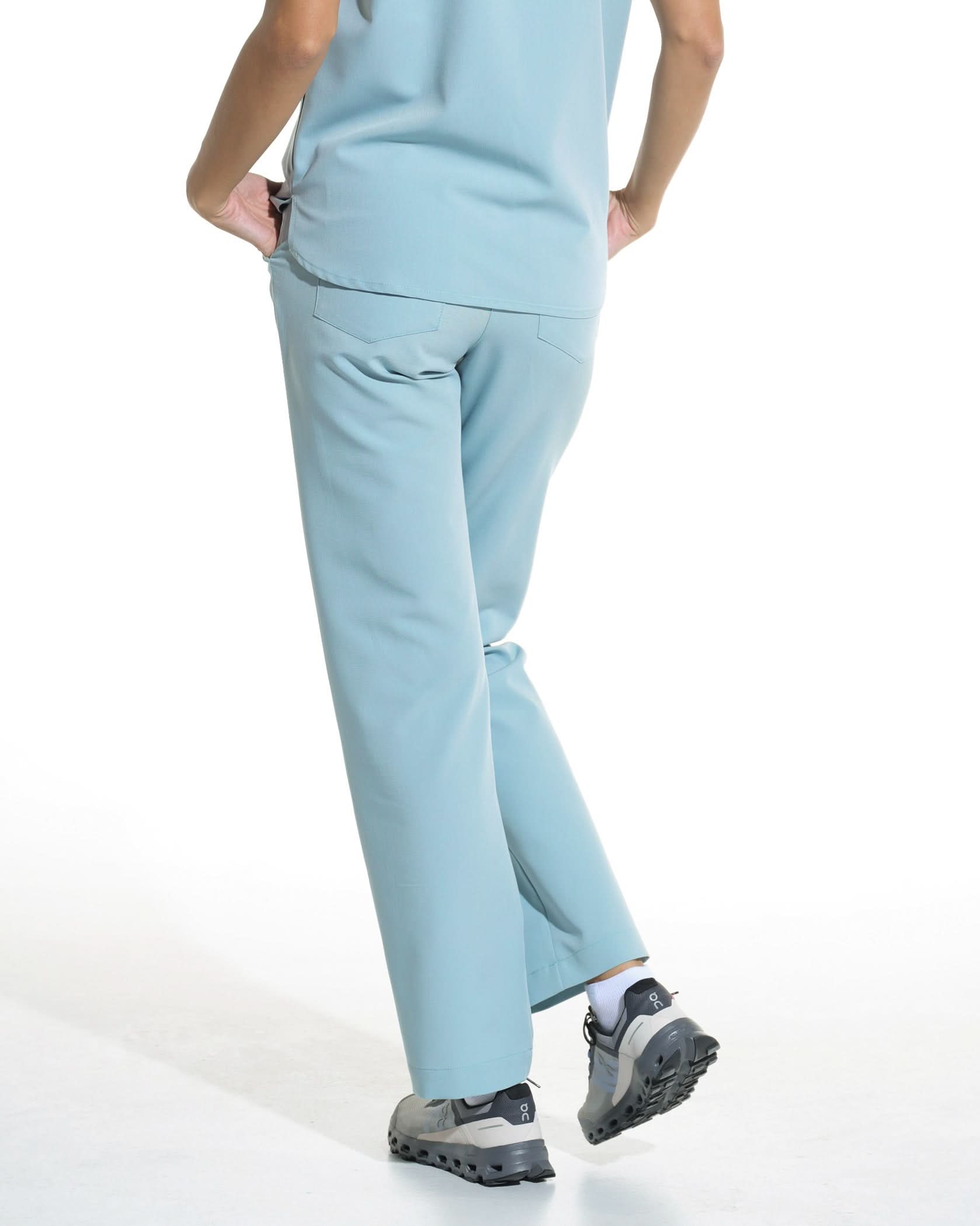 Pantaloni medicali drepti LINEA blue - 1zero1.ro