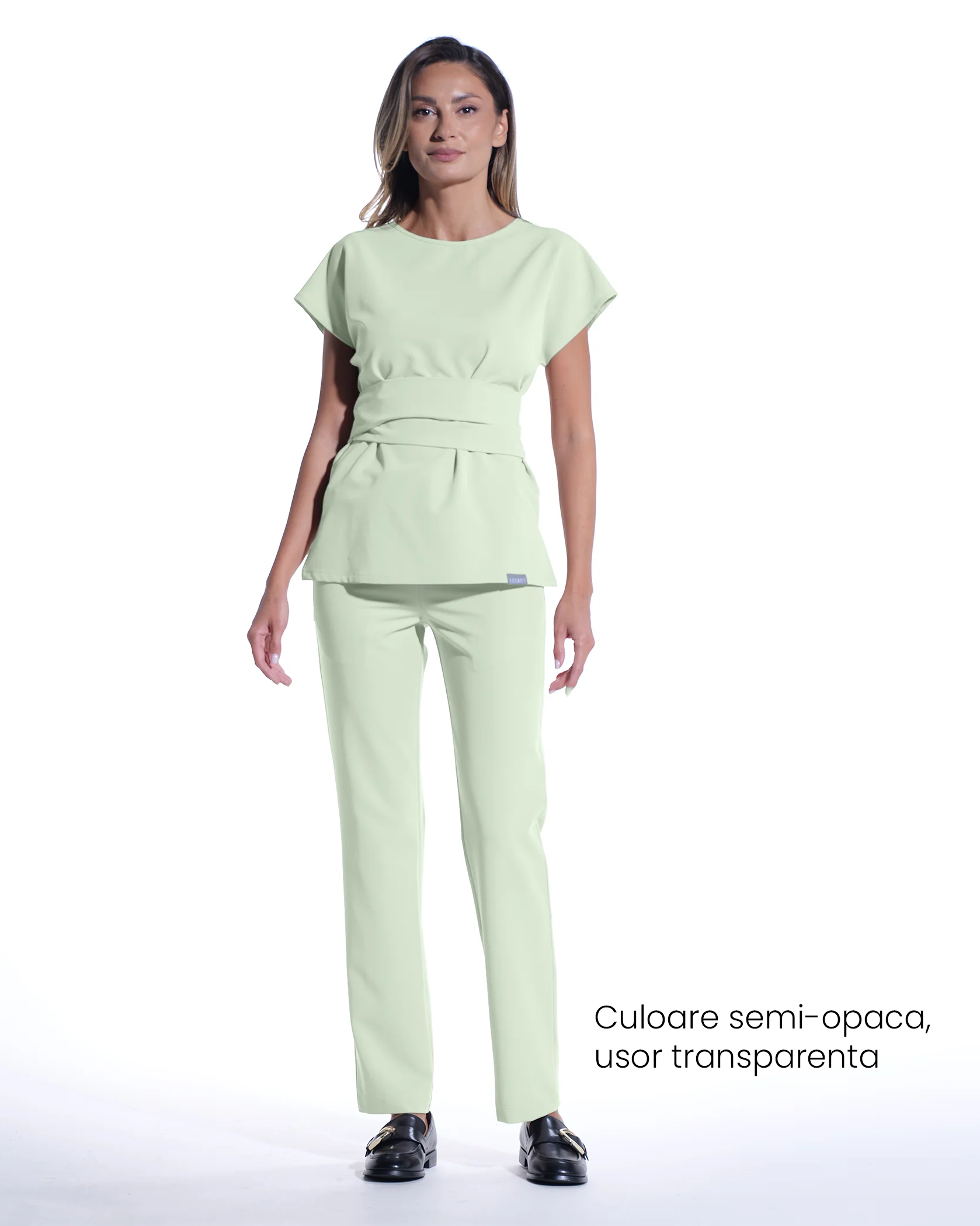 LINEA pantaloni medicali matcha - Imagine 3