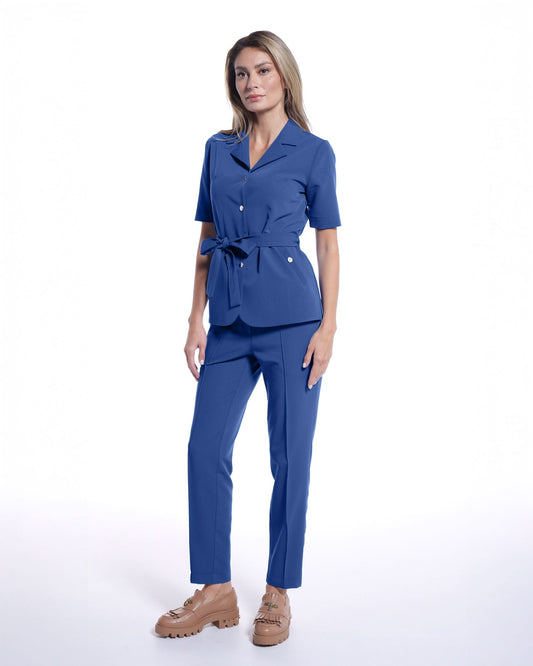 Pantaloni NOVUM royal blue - 1zero1.ro