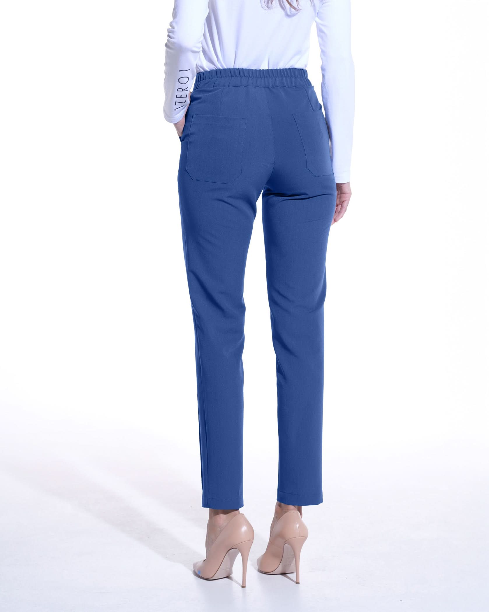 Pantaloni NOVUM royal blue - 1zero1.ro