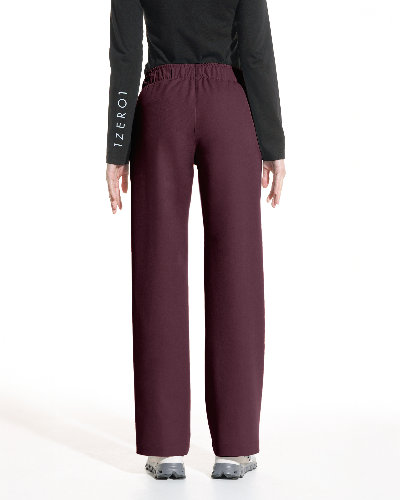 PALAZZO pantaloni medicali grape - Imagine 4