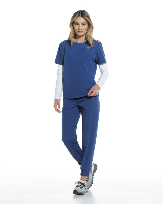 Pantaloni medicali dama UTILITY royal blue - 1zero1.ro