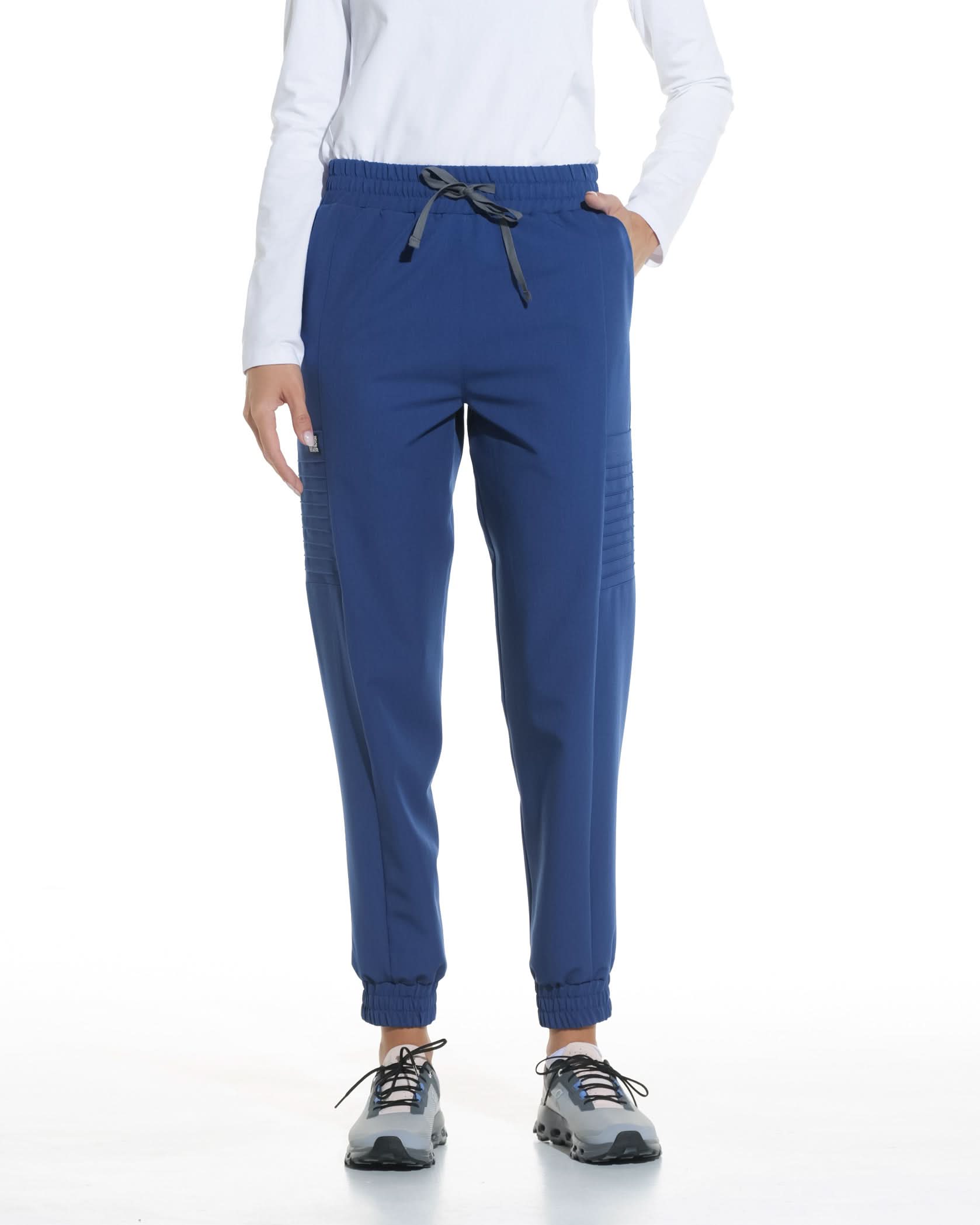 Pantaloni medicali dama UTILITY royal blue - 1zero1.ro