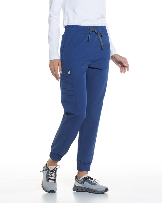 Pantaloni medicali dama UTILITY royal blue - 1zero1.ro
