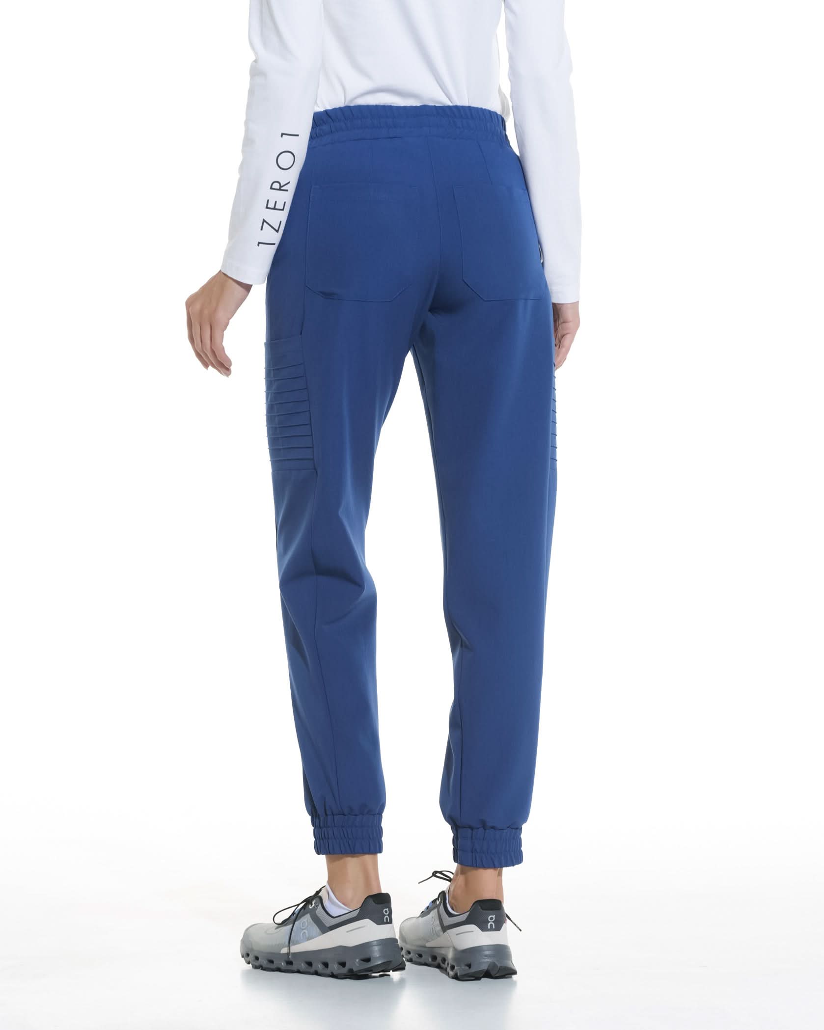 Pantaloni medicali dama UTILITY royal blue - 1zero1.ro