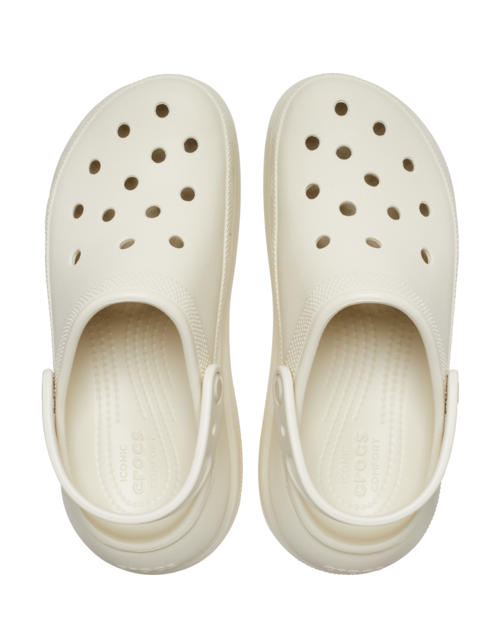 Saboti CROCS CLASSIC CRUSH Bone - Detalii close up
