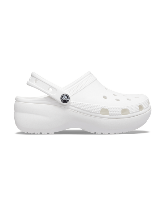 Saboti CROCS CLASSIC PLATFORM White - 1zero1.ro