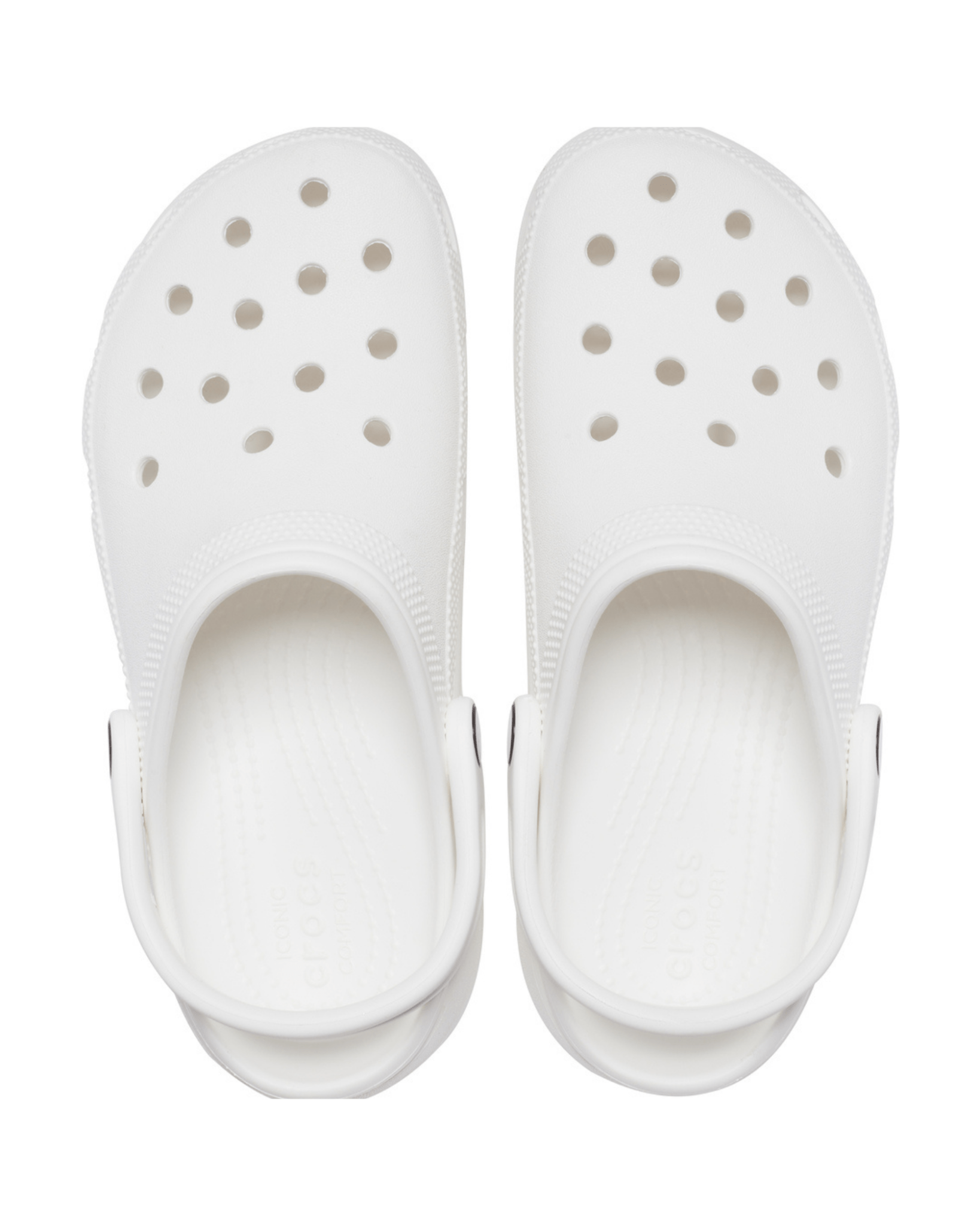 Saboti CROCS CLASSIC PLATFORM White - 1zero1.ro