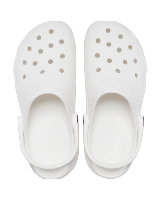 Saboti CROCS CLASSIC PLATFORM White - 1zero1.ro