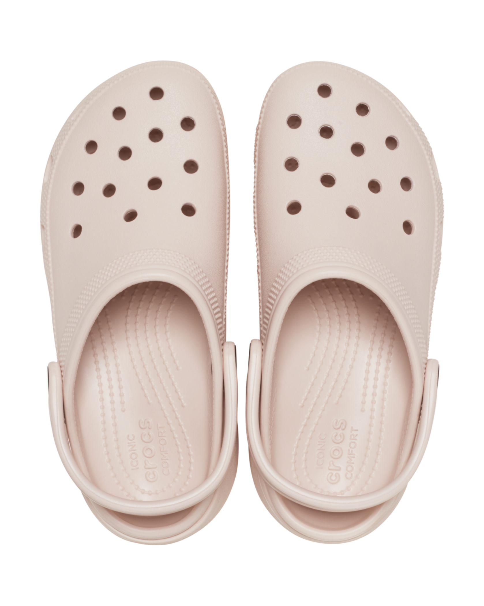 Saboti CROCS CLASSIC PLATFORM Quartz - Detalii close up