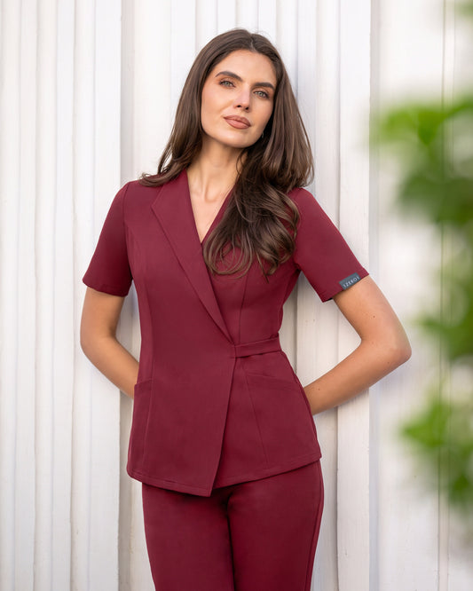 SIENA bluza medicala bordo