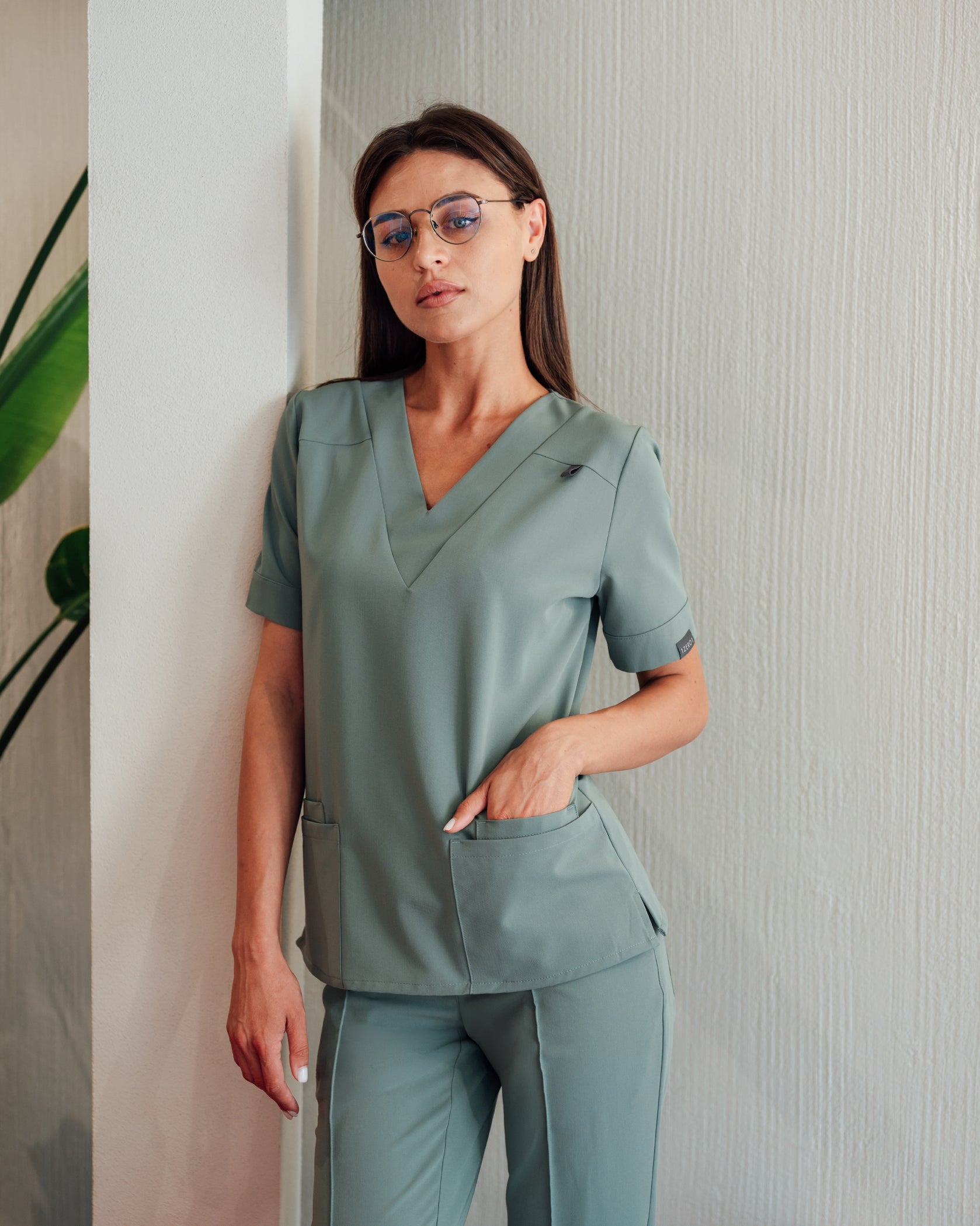 VERSO bluza medicala jad - Vedere frontala