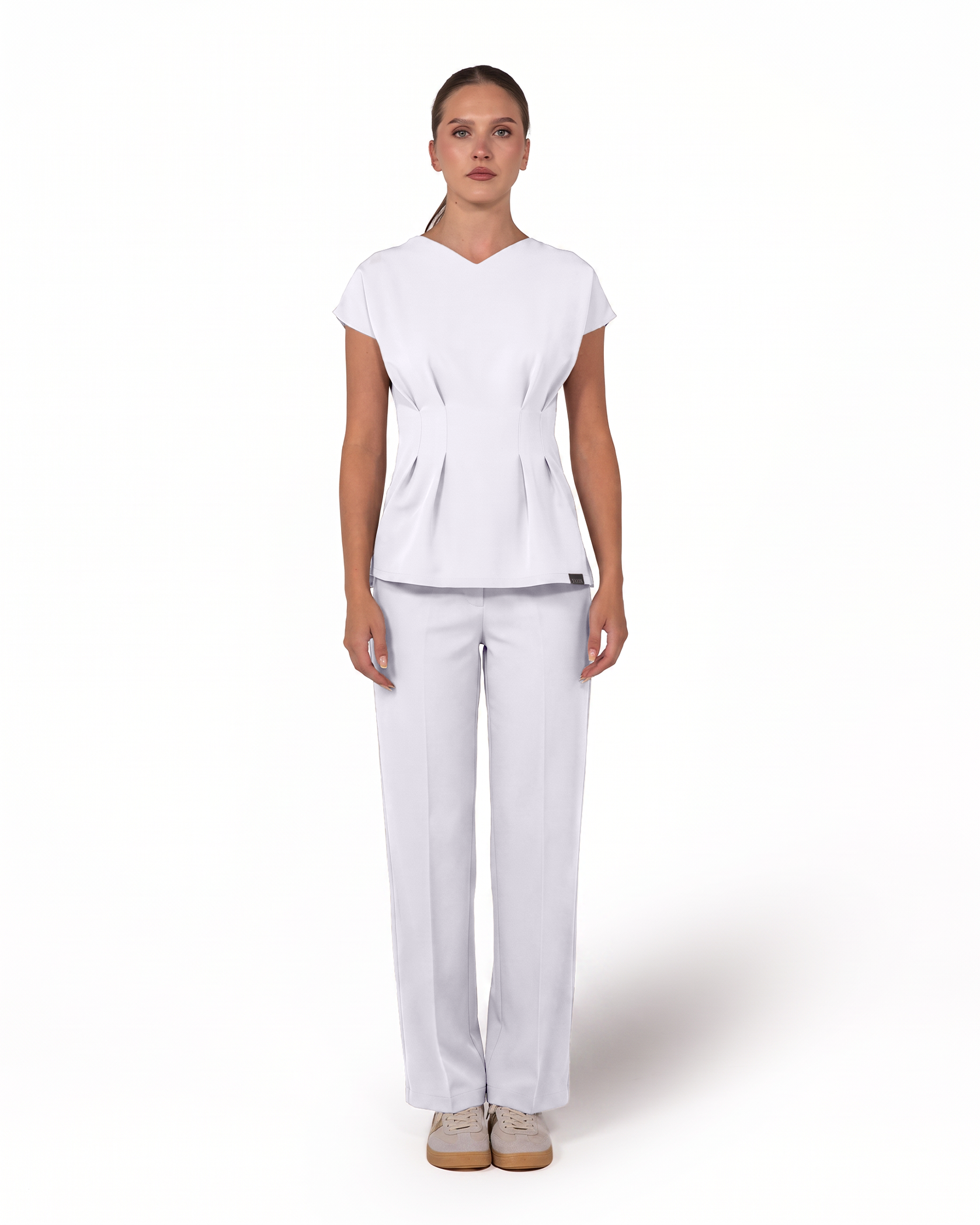 ANORA bluza medicala alb - Imagine 4