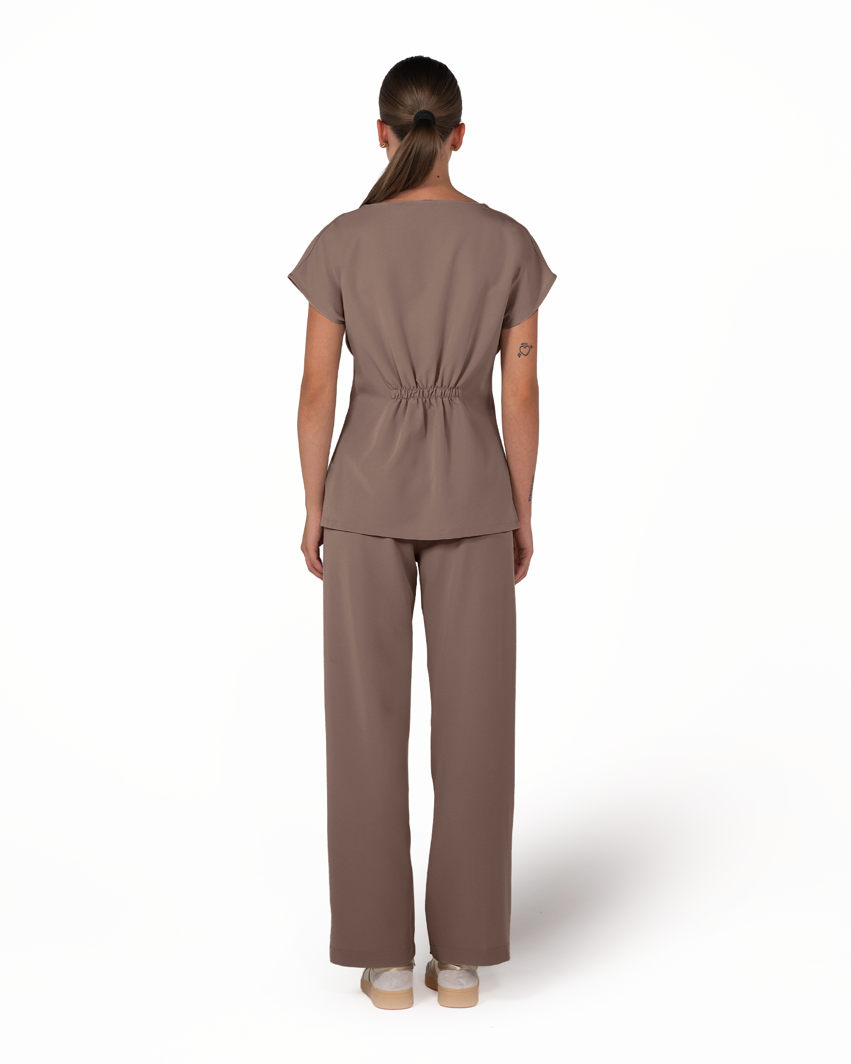 ANORA bluza medicala cappuccino - Imagine 5