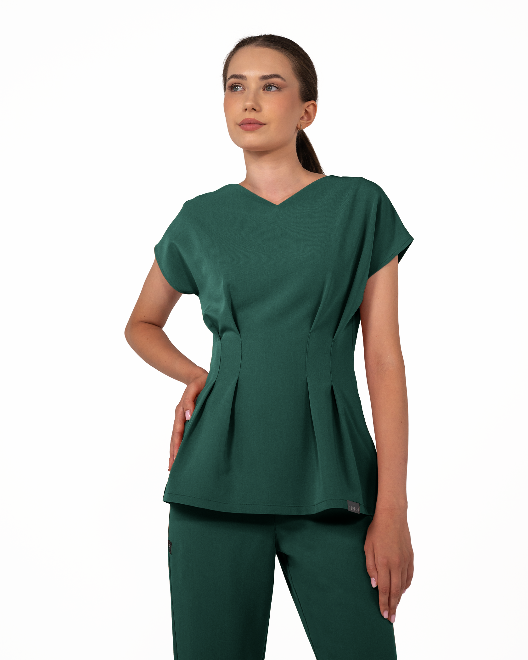 ANORA bluza medicala forest - Imagine 3