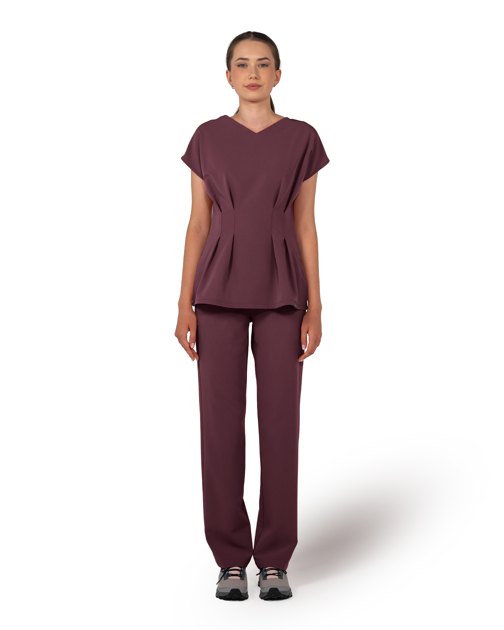 ANORA bluza medicala grape - Imagine 4