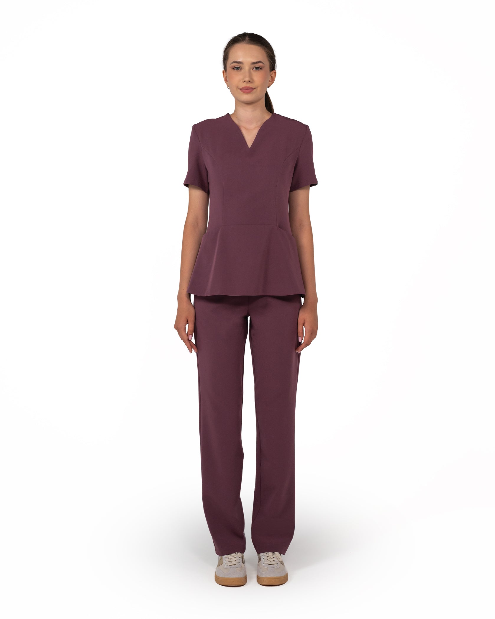 OPAL bluza medicala grape - Imagine 3