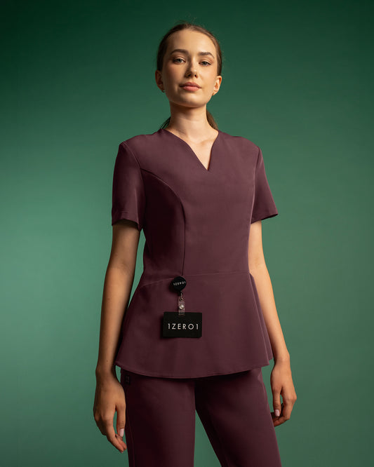 OPAL bluza medicala grape