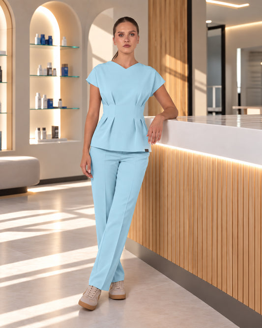 ANORA bluza medicala blue