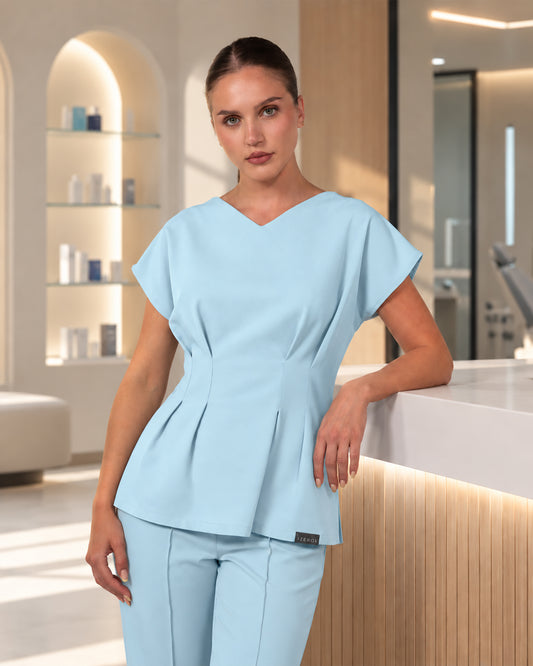 ANORA bluza medicala blue