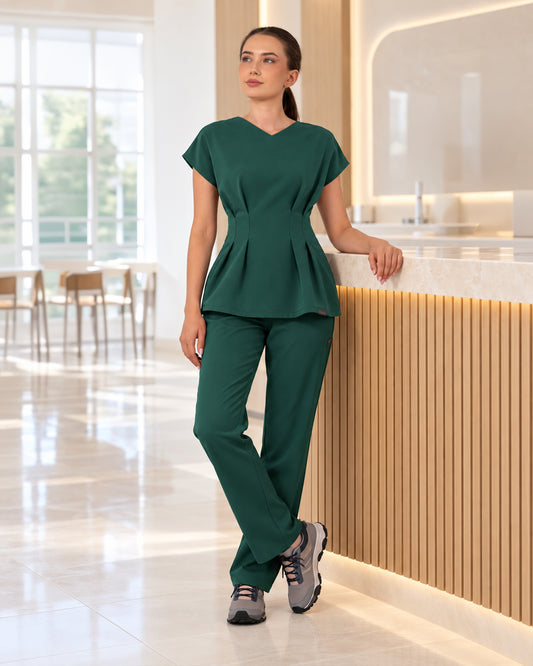 ANORA bluza medicala forest