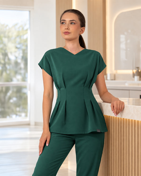 ANORA bluza medicala forest