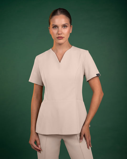OPAL bluza medicala latte