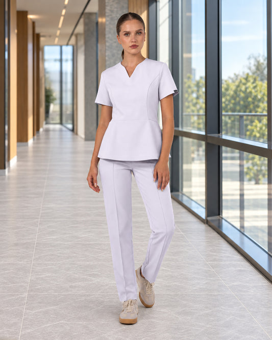 OPAL bluza medicala alb