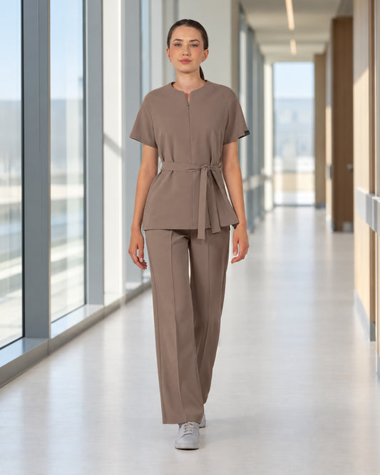 TRINA bluza medicala cappuccino