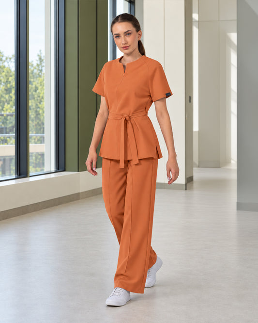 TRINA bluza medicala caramel