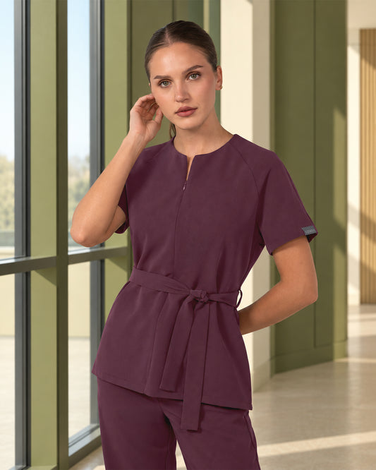 TRINA bluza medicala grape