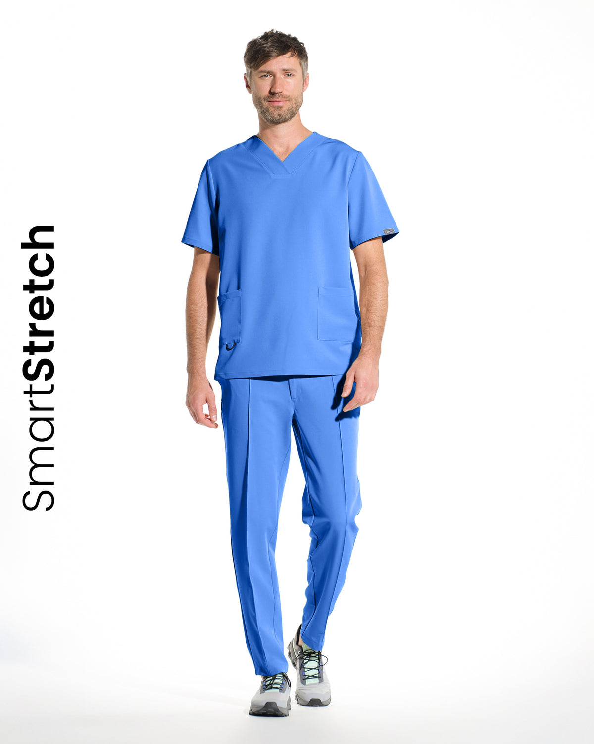 Pantaloni medicali barbati NORM ciel