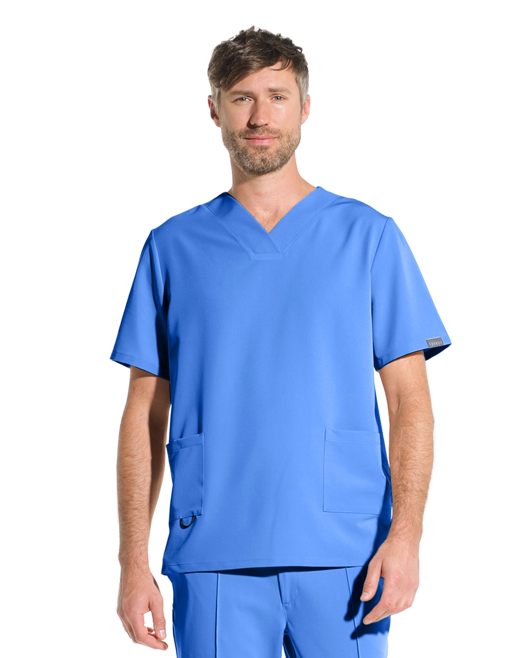 Bluza medicala barbati RAND ciel - Image 3