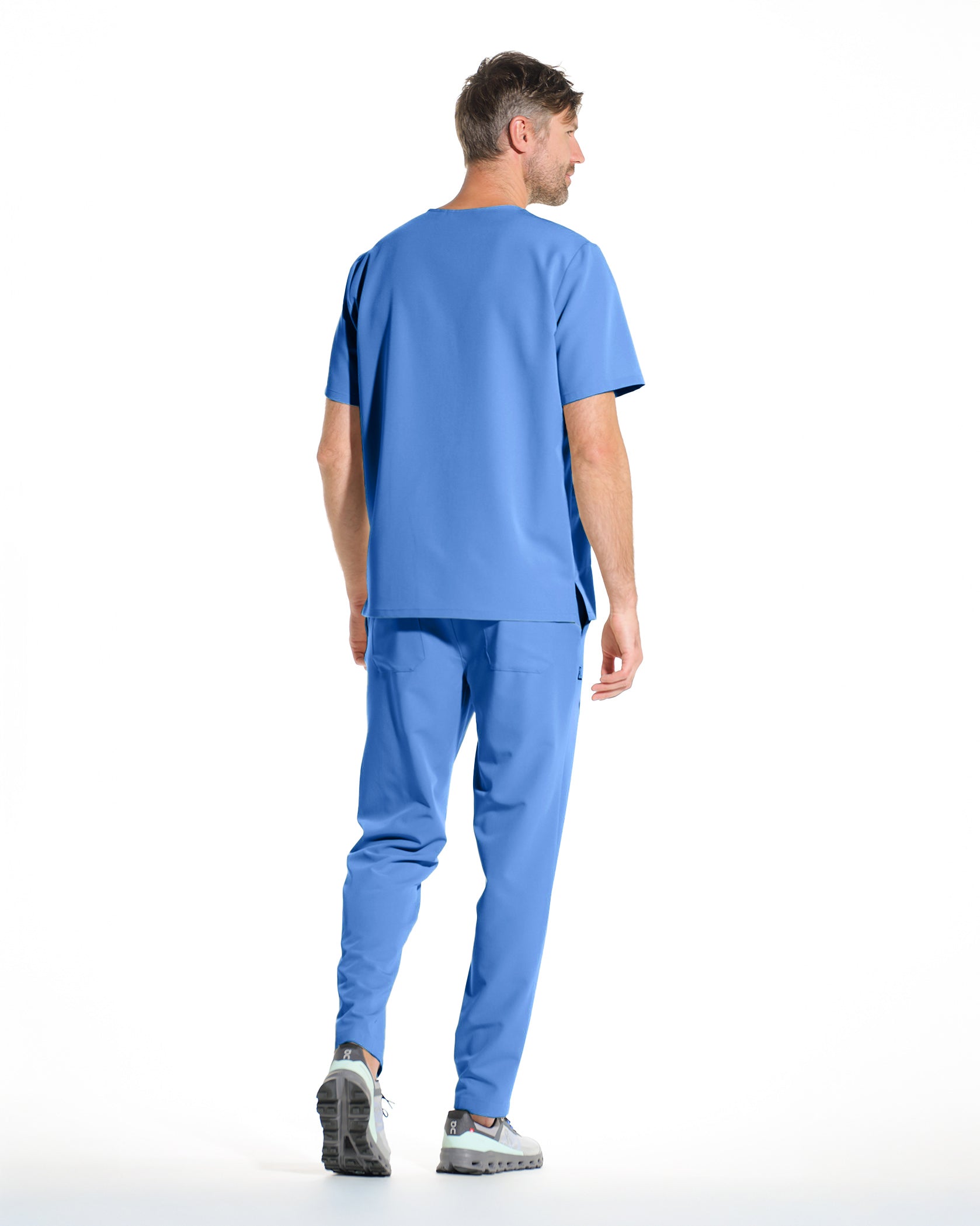 Pantaloni medicali barbati NORM ciel - Bild 4