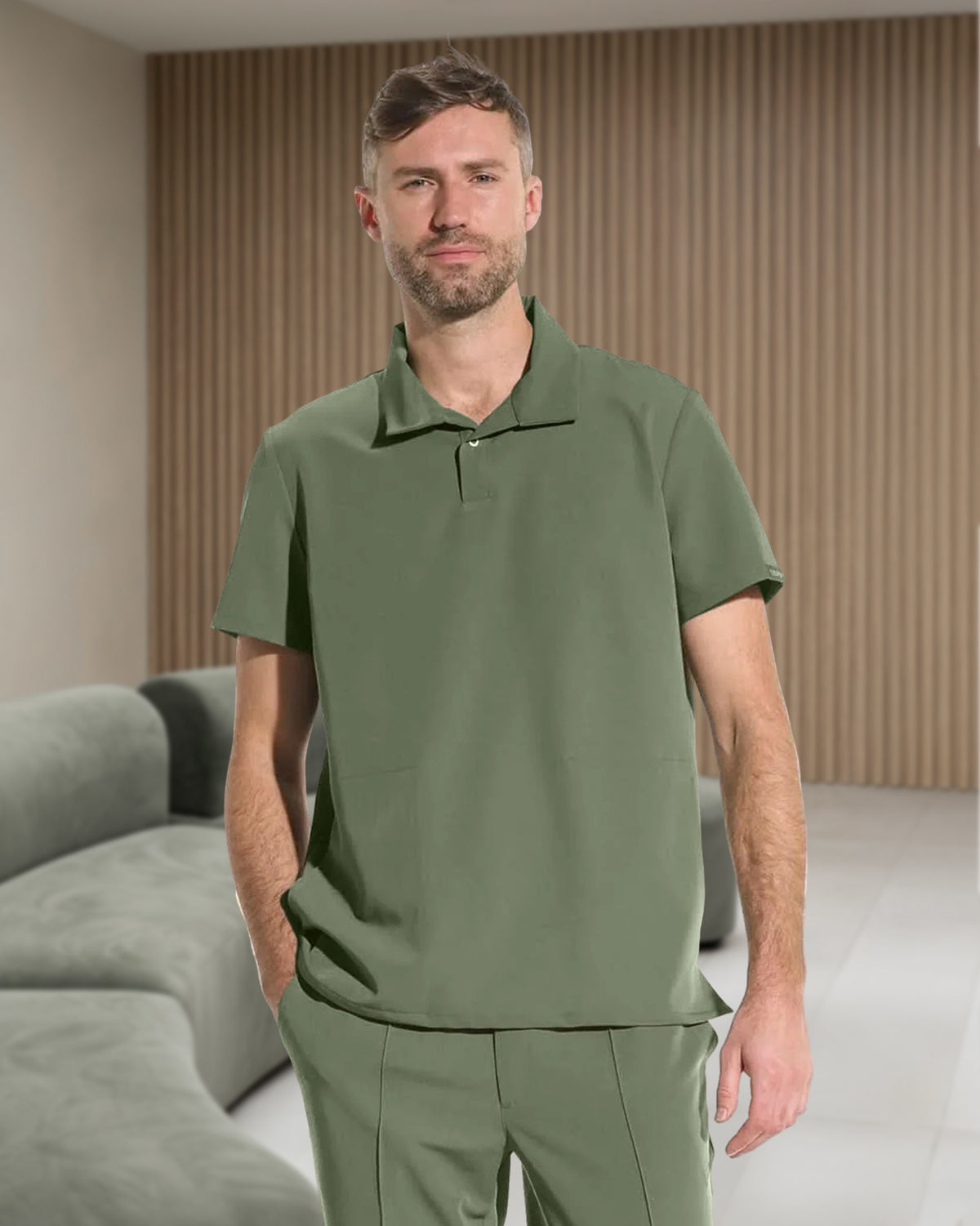 COS bluza medicala olive