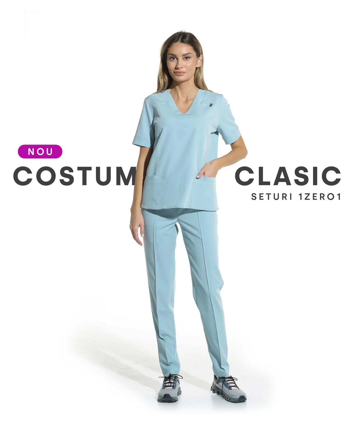 Costum medical CLASIC Blue