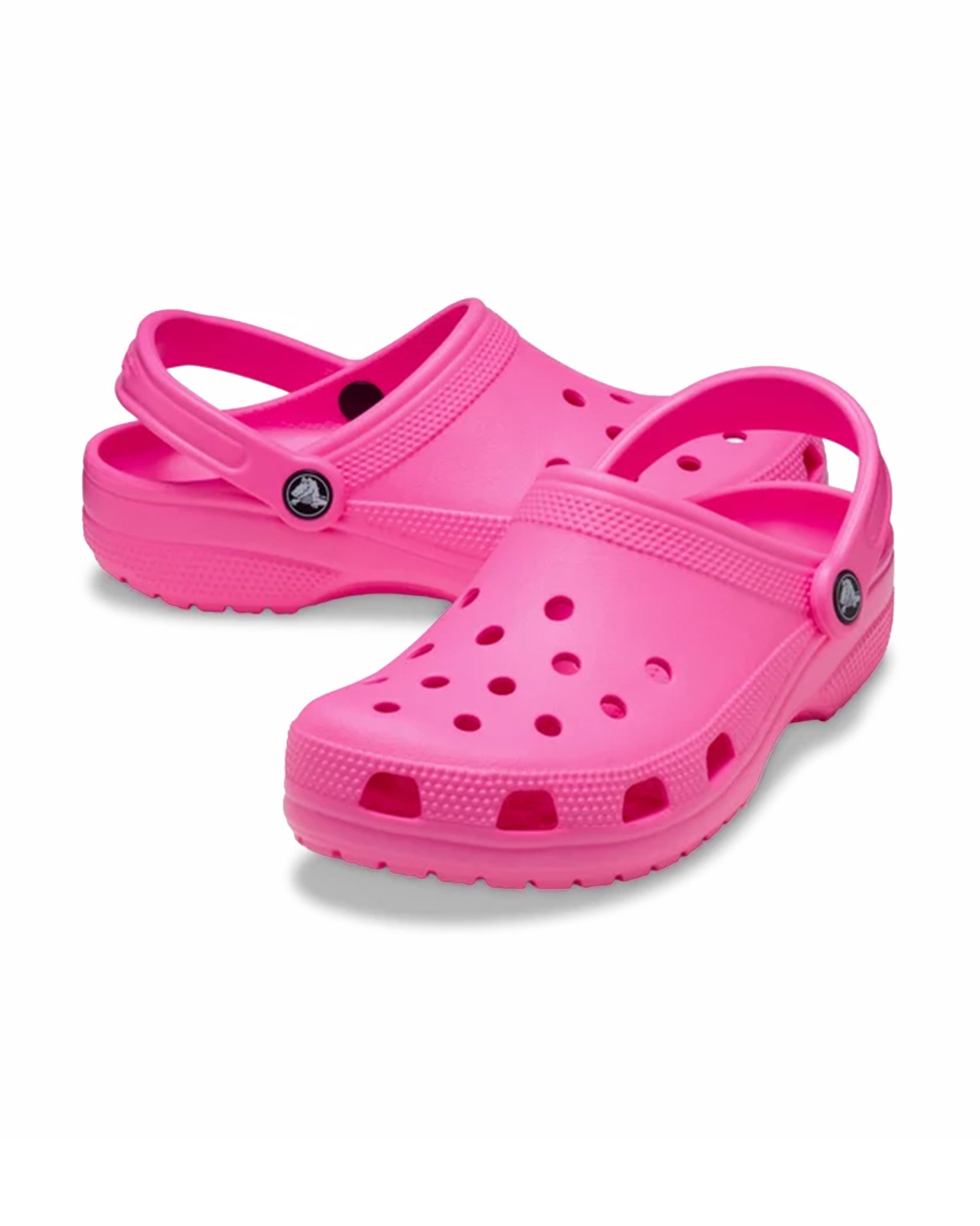 Saboti CROCS CLASSIC Pink Punch - Detalii close up