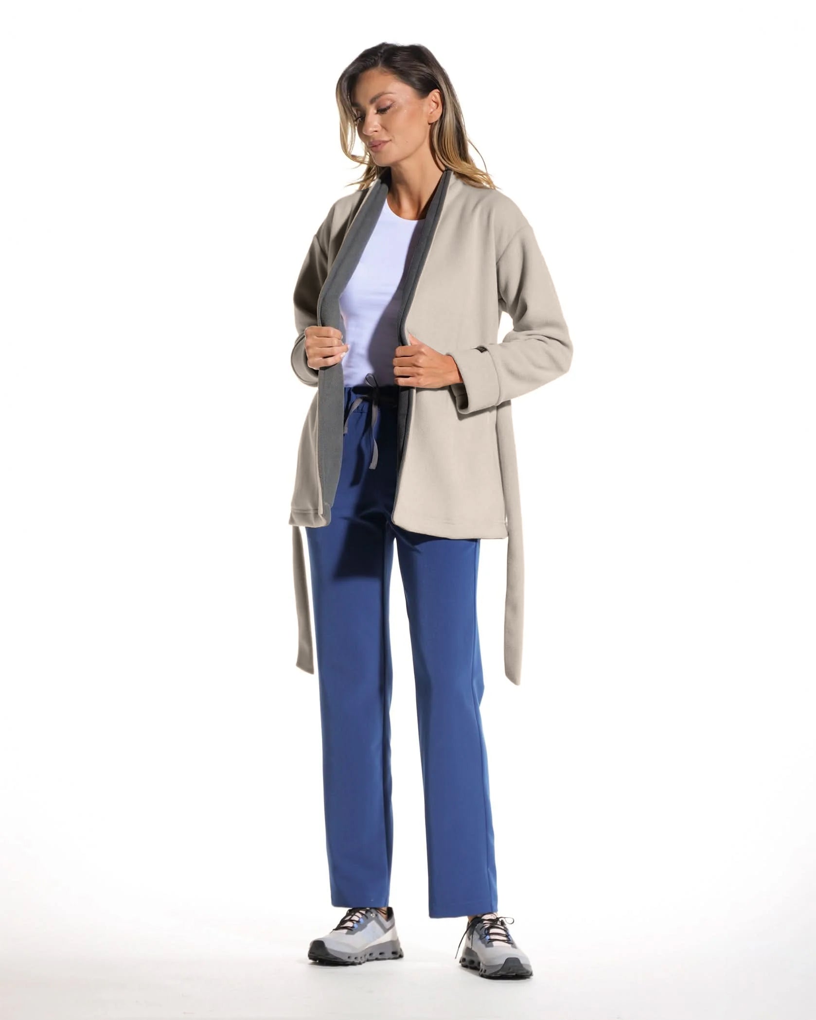 Halat medical dama COZY grej - Imagine 3